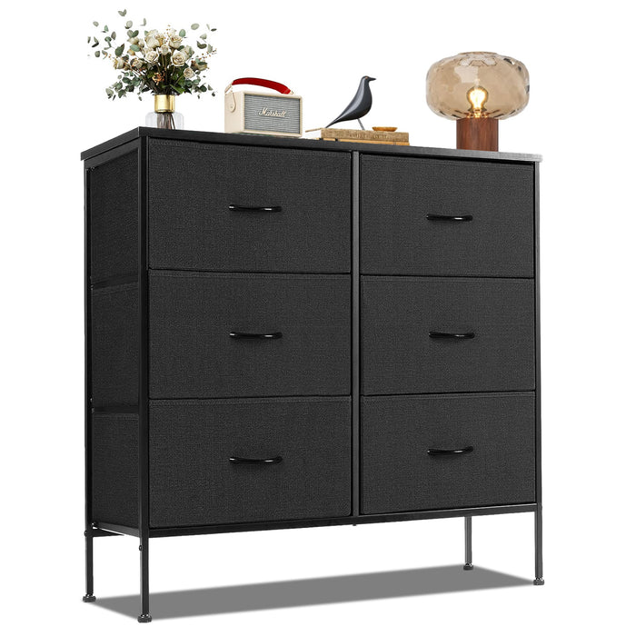 Beddle Modern Drawer Fabric Dresser, Chest of Drawer Organizer Storage Cabinet for Bedroom Clothes Closet, Entryway