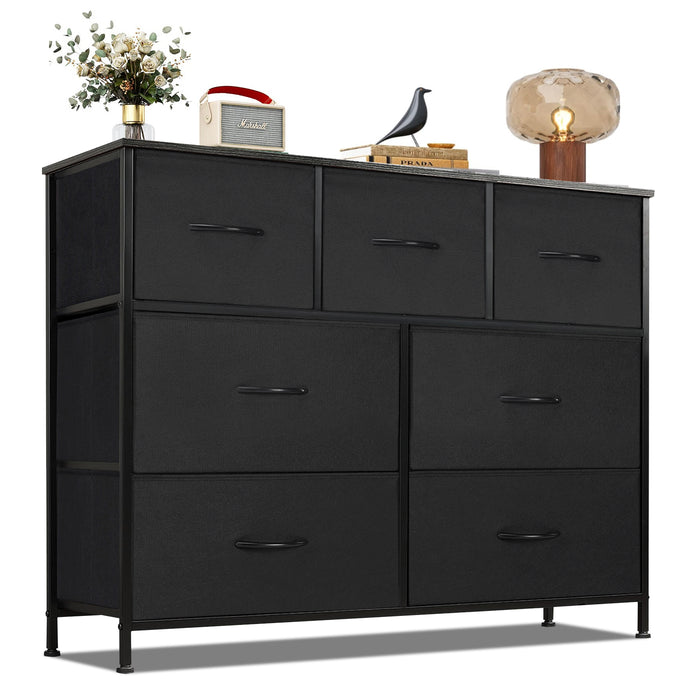 Beddle Modern Drawer Fabric Dresser, Chest of Drawer Organizer Storage Cabinet for Bedroom Clothes Closet, Entryway