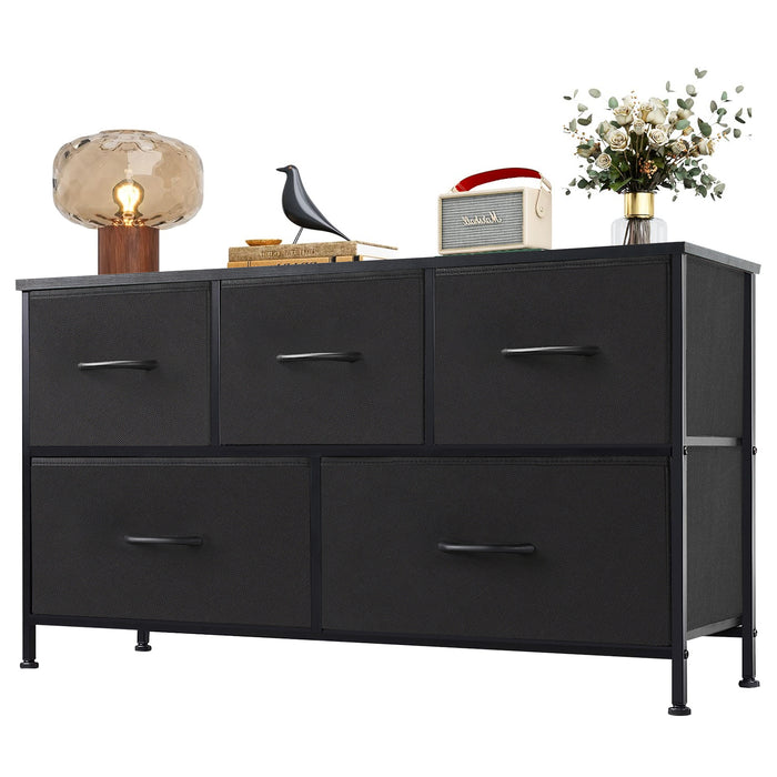 Beddle Modern Drawer Fabric Dresser, Chest of Drawer Organizer Storage Cabinet for Bedroom Clothes Closet, Entryway