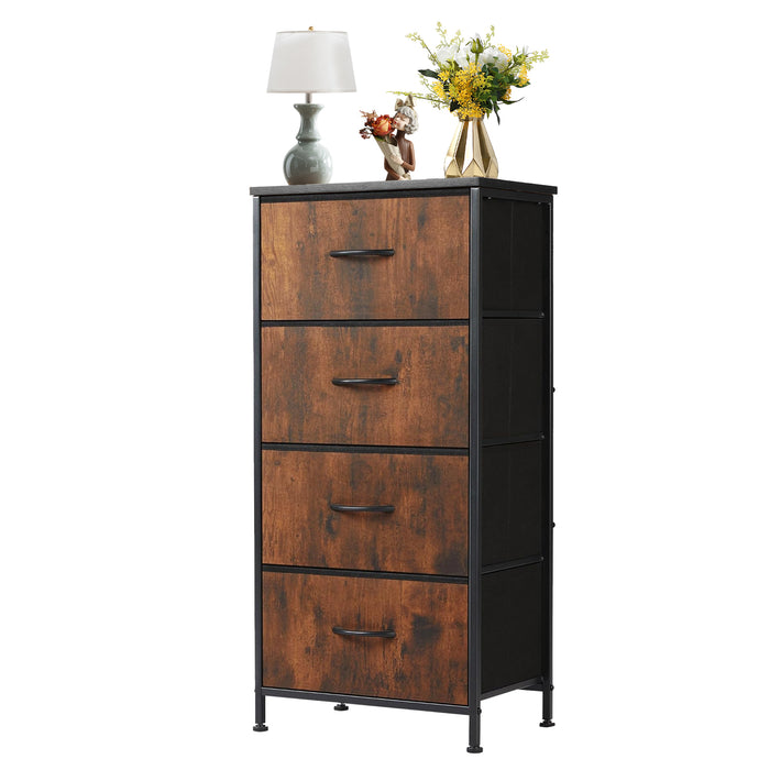 Beddle Modern Drawer Fabric Dresser, Chest of Drawer Organizer Storage Cabinet for Bedroom Clothes Closet, Entryway