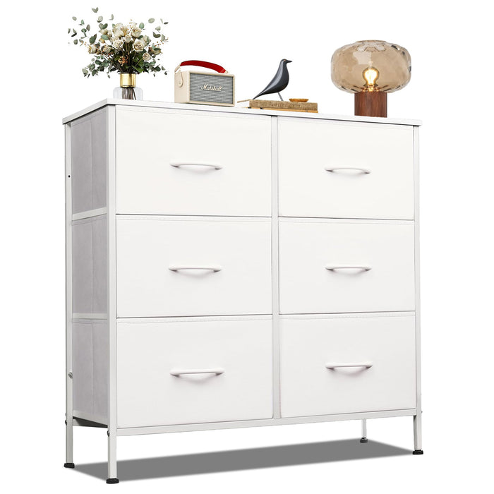 Beddle Modern Drawer Fabric Dresser, Chest of Drawer Organizer Storage Cabinet for Bedroom Clothes Closet, Entryway