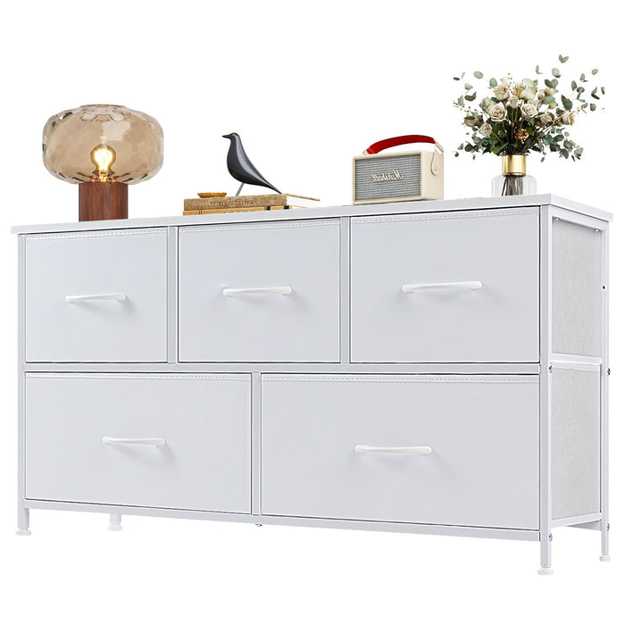 Beddle Modern Drawer Fabric Dresser, Chest of Drawer Organizer Storage Cabinet for Bedroom Clothes Closet, Entryway