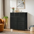 Beddle Modern Drawer Fabric Dresser, Chest of Drawer Organizer Storage Cabinet for Bedroom Clothes Closet, Entryway