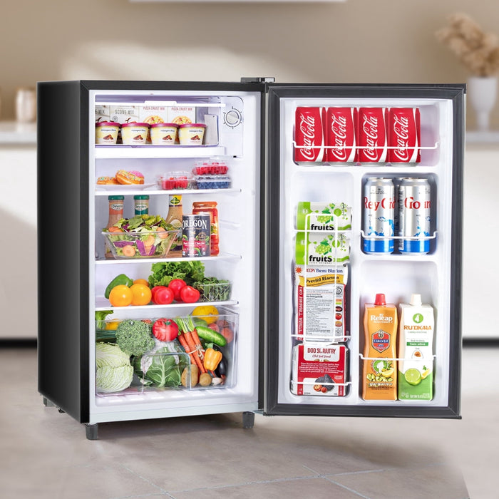 Nextay Mini Fridge for Bedroom 3.2 Cu.Ft Small Refrigerator with Freezer for Dorm Office,Black
