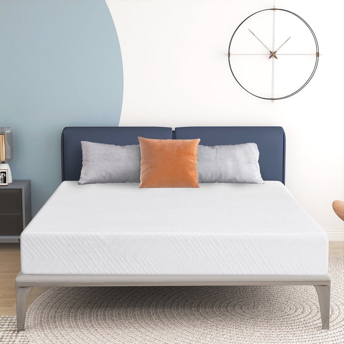 TINKLE WELL Twin 12" Memory Foam Mattress with Graphene Fabric Cover, Mattress in a Box