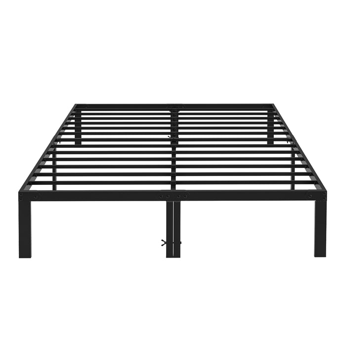 Smiaoer Bed Frame,Metal Platform Bed Frame,No Box Spring Needed