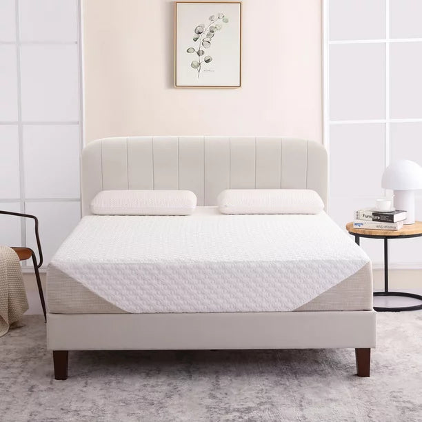 King Mattress, 10 inch Bamboo Charcoal Gel Mattress , Medium-Firmness Memory Foam Mattress, Fiberglass-Free, Made in USA