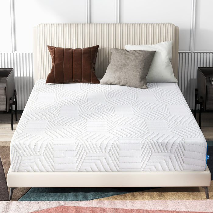 Memory Foam Mattress 12 Inch Full Size, Medium Firm Cool Gel Foam Mattress with Breathable Soft Fabric Cover, CertiPUR-US Certified Mattress Bed in A Box