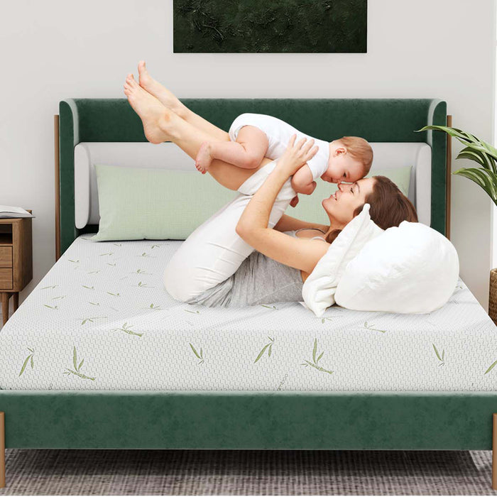 6 Inch TXL Size Mattress Gel Memory Foam Mattress with Soft Fabric Zippered Cover, Pressure Relief Bed Mattress, CertiPUR-US Certified, Mattress In A Box