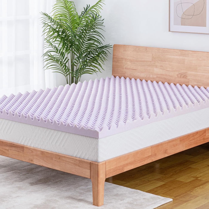 Taoset Mattress Topper Twin - 3 Inch Memory Foam Mattress Topper Twin Size, CertiPUR-US Certified