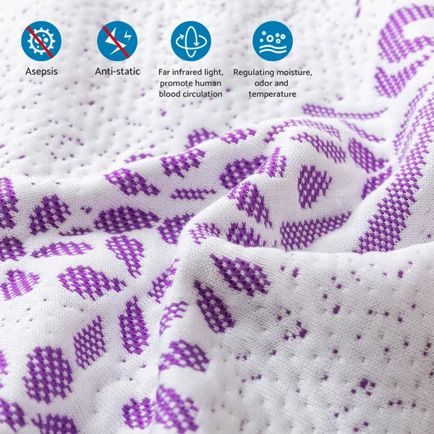10 inch Twin Size Memory Foam Mattress in a box with Lavender Cooling Gel, Medium Feeling, Made in USA