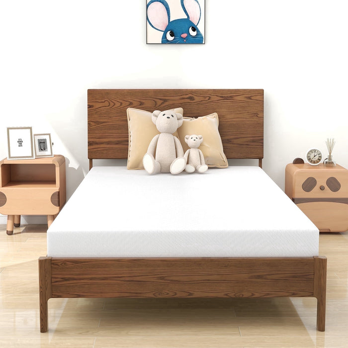 Twin Mattress, 8 inch Memory Foam Mattress, Medium Feeling Mattresses, White