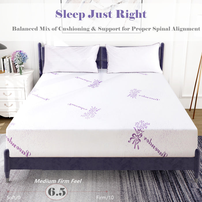 Twin Mattress,8 inch Memory Foam Mattress Bed in a Box,Medium Firm, Made in USA