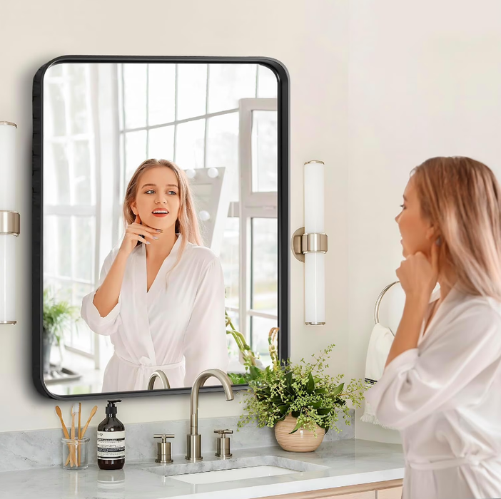 Beddle Bathroom Mirror Wall Mirror, Rectangle Vanity Mirrors for Bedroom