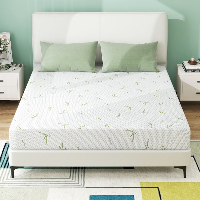 10'' Queen Size Memory Foam Mattress with Cover Breathable Bed Mattress in a Box, CertiPUR-US, Made in USA