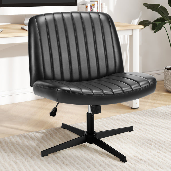 Blorly Home Office Chair Ergonomic Fatigue Relief Mesh Computer Chair with Lumbar Support Roll-Swivel Adjustable Mid-Back Task Chair for Adults,White