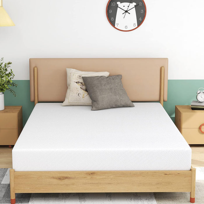 6'' Twin Size Memory Foam Mattress with Cover Breathable Bed Mattress in a Box, CertiPUR-US, Made in USA