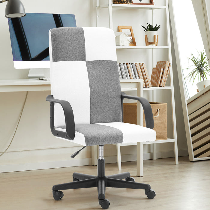 Office Chair, High Back Ergonomic Computer Chair for Big and Tall People, Adjustable Home Office Study Chair with Armrests and Rolling Wheels