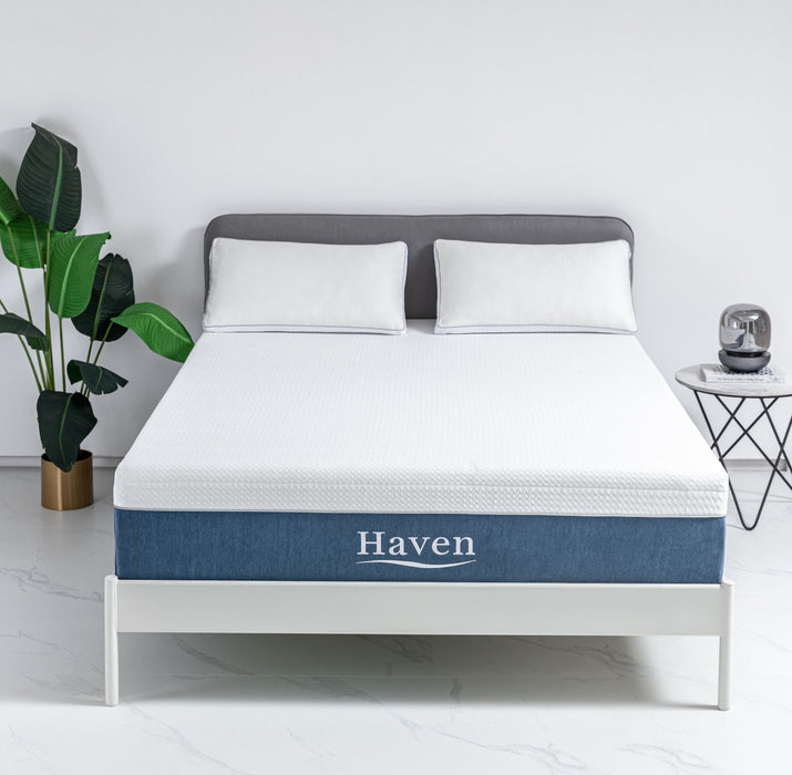 12 Inch Twin Memory Foam Mattress, Cool Gel Foam Mattress with Fabric Cover Made in USA Bed in A Box