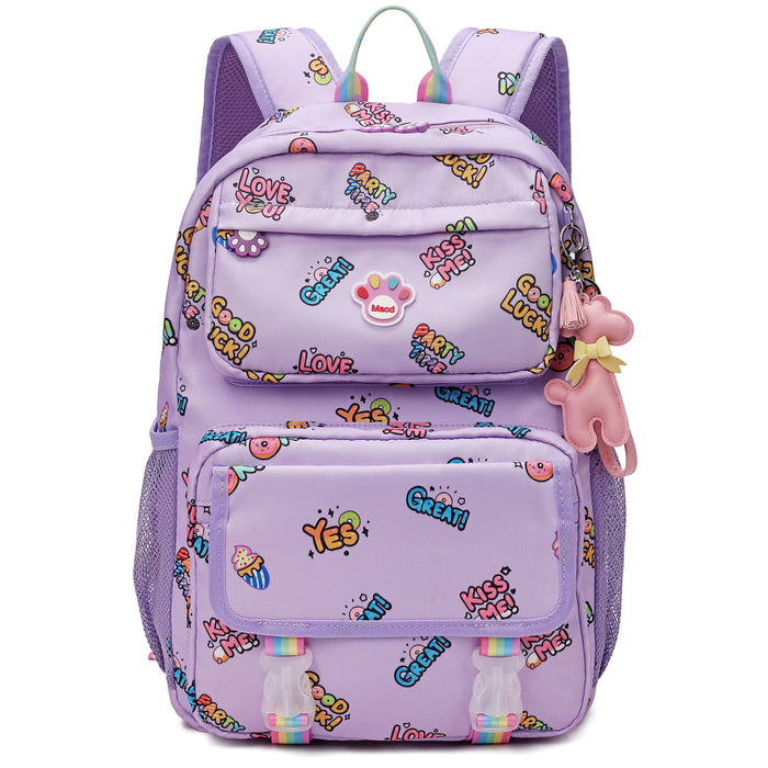 Laptop Backpacks, 17 Inch School Bag College Backpack Large Travel Daypack Bookbags for Teens Girls Women Students, Purple