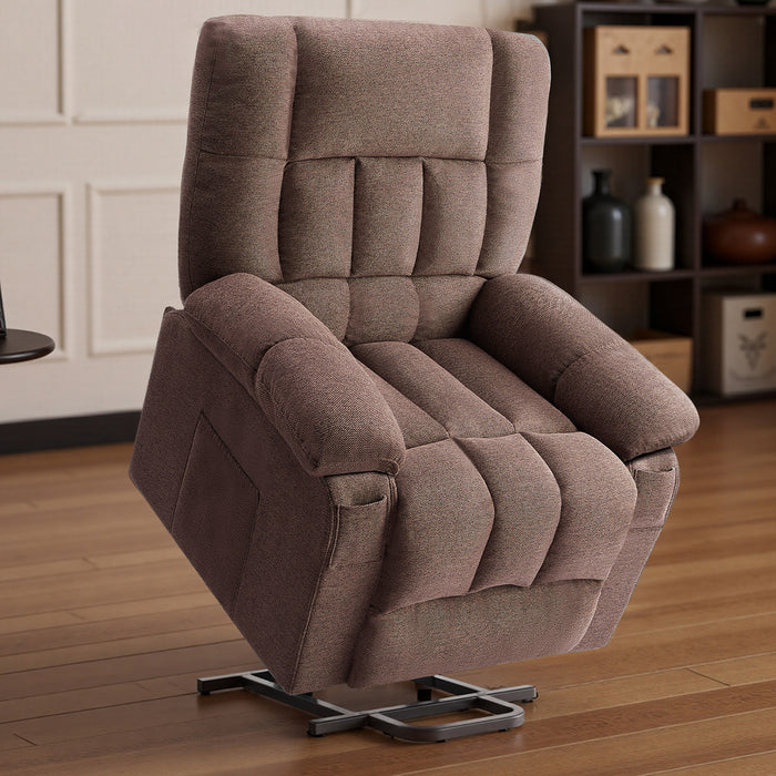 Simenmax Recliner Chair with Massage and Heating, Home Theater Seating with Lumbar Support, Adjustable Electric Power Lift Chairs