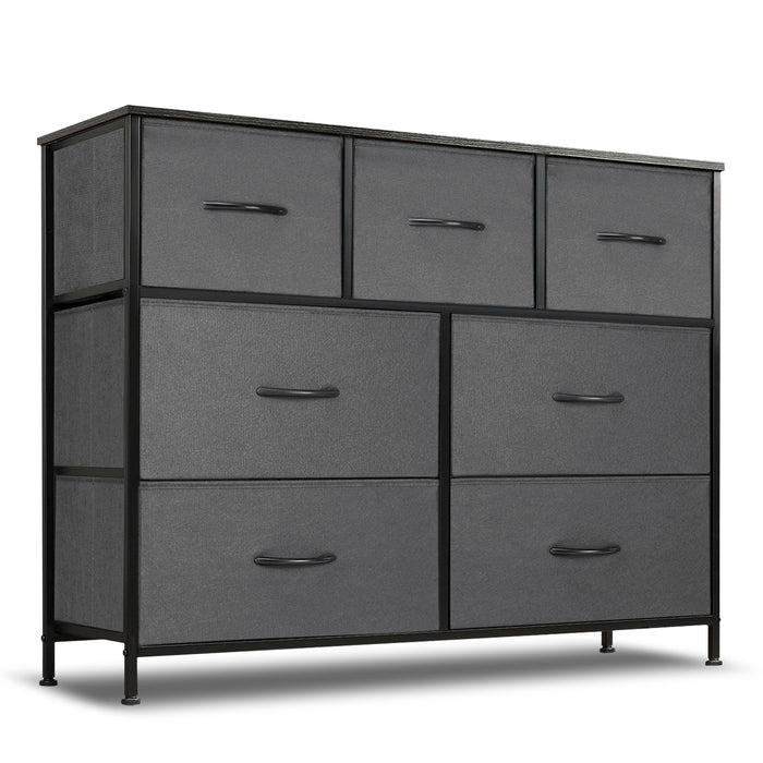 Simenmax Storage Dresser for Bedroom, Wide Fabric Closet Chests Organizer Tower Furniture