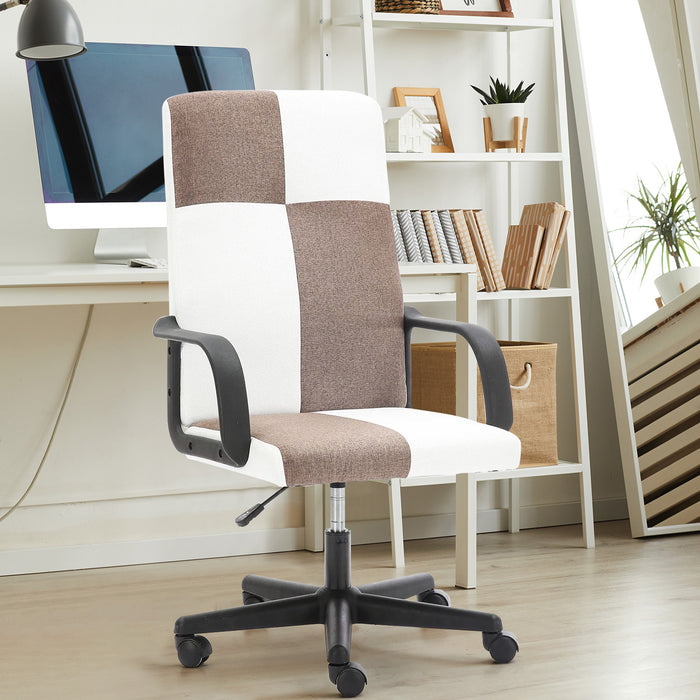 Office Chair, High Back Ergonomic Computer Chair for Big and Tall People, Adjustable Home Office Study Chair with Armrests and Rolling Wheels