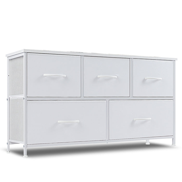 Simenmax Storage Dresser for Bedroom, Wide Fabric Closet Chests Organizer Tower Furniture