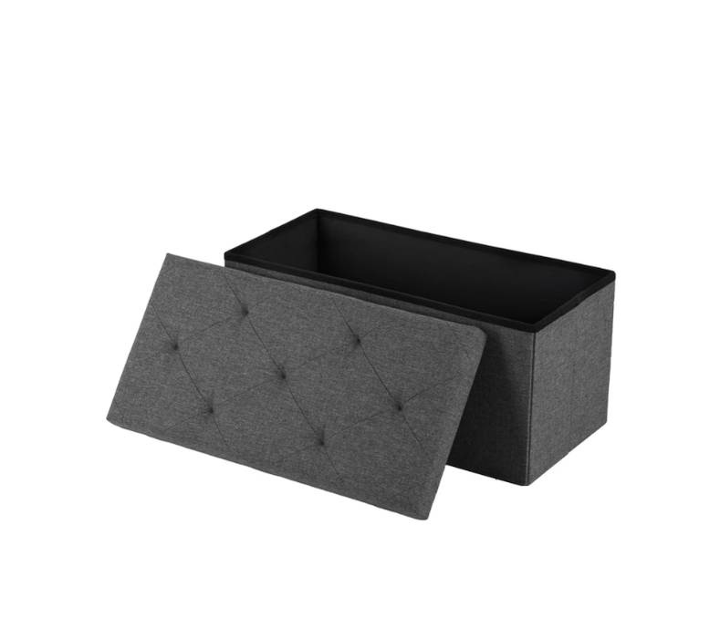 Beddle Storage Ottoman Bench, Multi-functional Foldable Storage Chest for Bedroom End of Bed, Foot Rest for Living Room