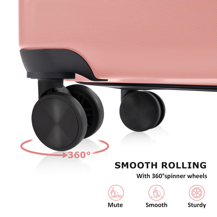 Carry on Luggage, Lightweight Expandable ABS Suitcase with Spinner Wheels & TSA Lock