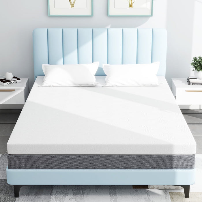 Bigleap 3 Inch Queen Memory Foam Mattress Topper, Bed Topper with Mattress Cover