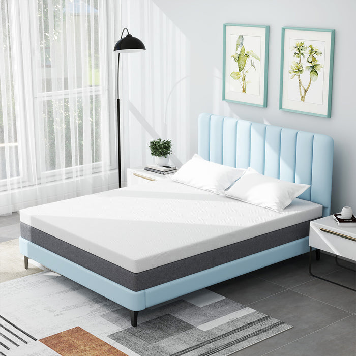 Bigleap 3 Inch Queen Memory Foam Mattress Topper, Bed Topper with Mattress Cover