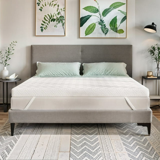 Mattress Topper, Cooling Gel Memory Foam Bed Topper for Pressure Relief