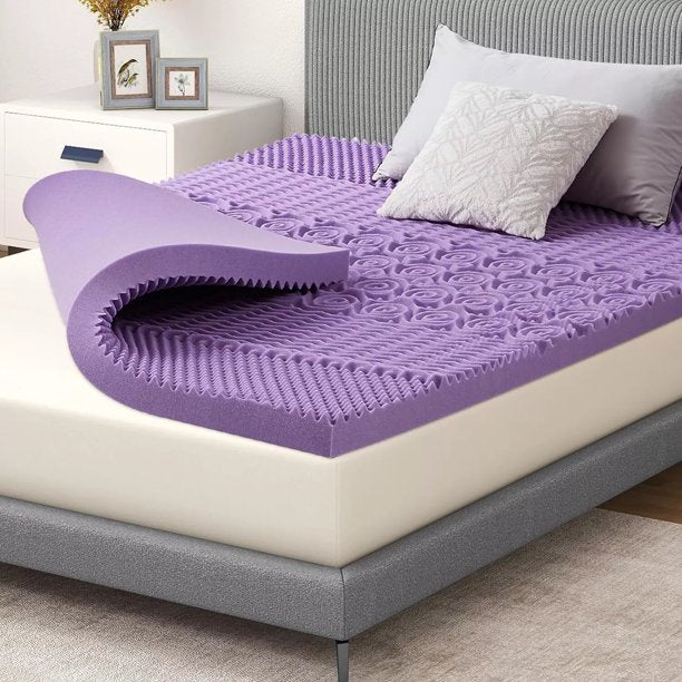 Smiaoer Gel Memory Foam Mattress Topper