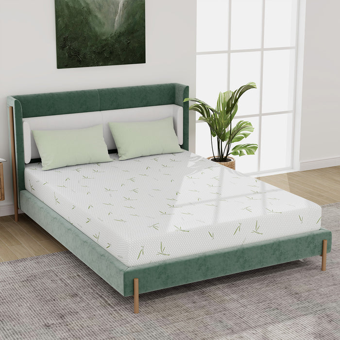 Simenmax 6'' Memory Foam Mattress Green Tea Mattress Medium Firm,Twin