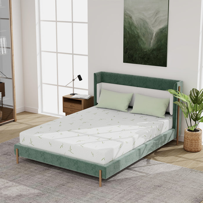 Simenmax 6'' Memory Foam Mattress Green Tea Mattress Medium Firm,Twin