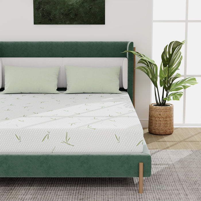 Simenmax 8'' Memory Foam Mattress Green Tea Mattress Medium Firm,Twin