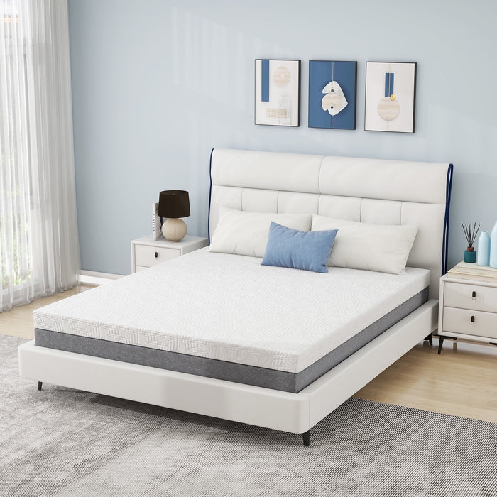 Blorly Twin Mattress topper, 2,3,4 inch Twin Cooling Gel Infused Mattress Topper, Memory Foam Mattress Pad, Soft, Blue
