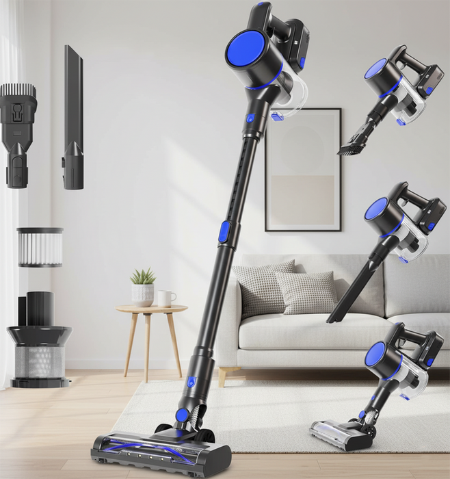 Beddle Cordless 3-in-1 Stick Vacuum Cleaner, Lightweight for Carpet, Hard Floors, Pet Hair, and Home Cleaning