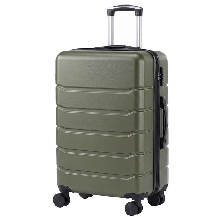 Taoset 28 Inch Luggage Suitcase with TSA Lock, Lightweight Hardside Rolling Suitcase with Spinner Wheels, Expandable Lightweight Luggage, Dark Gray