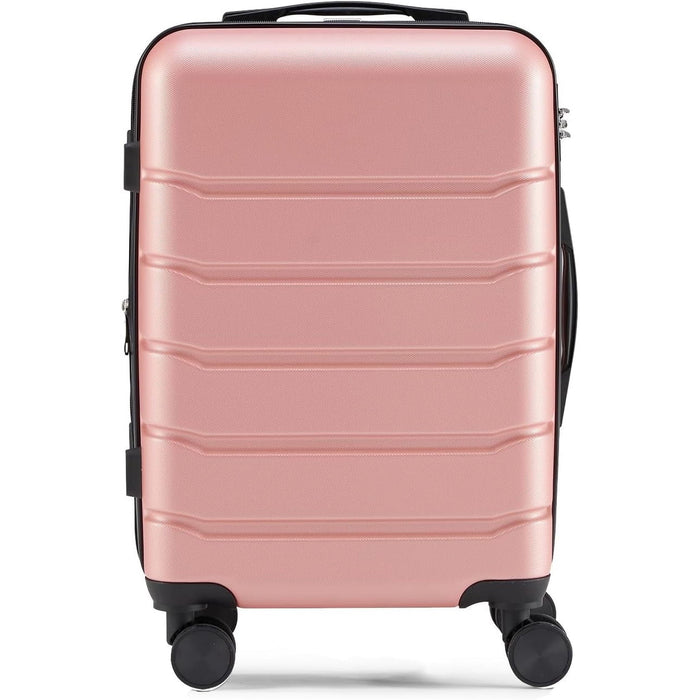 Blorly 28 Inch Luggage Suitcase with TSA Lock, Lightweight Hardside Rolling Suitcase with Spinner Wheels, Expandable Lightweight Luggage, Pink