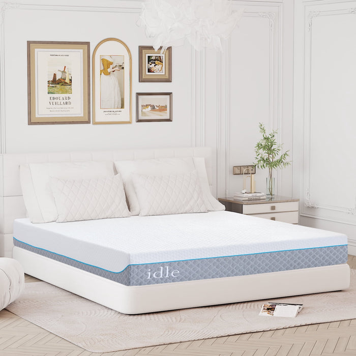 Simenmax 12 Inch Twin Size Mattress, Gel Memory Foam Mattress Support and Pressure Relief, Medium Firmness,Made in USA