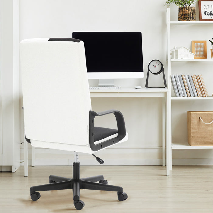 Office Chair, High Back Ergonomic Computer Chair for Big and Tall People, Adjustable Home Office Study Chair with Armrests and Rolling Wheels