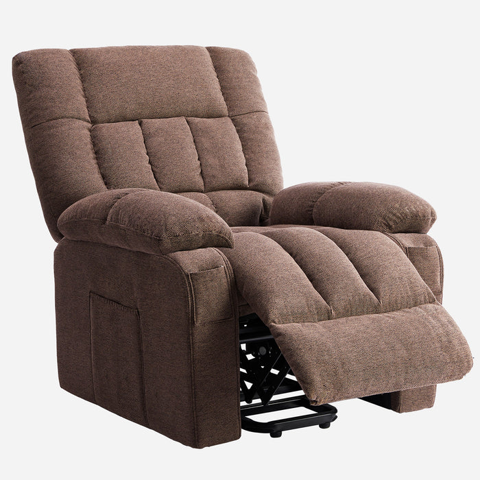 Simenmax Recliner Chair with Massage and Heating, Home Theater Seating with Lumbar Support, Adjustable Electric Power Lift Chairs