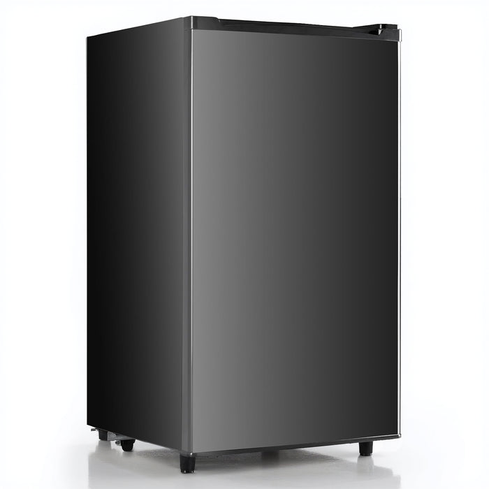 TINKLE WELL 3.2 Cu.Ft Mini Fridge with Freezer Small Refrigerator Single Door Adjustable Thermostat Energy-efficient Low Noise, Compact Fridge for Bedroom, Office, Dorm