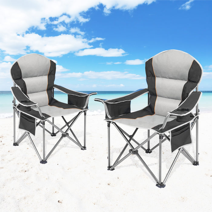 Blorly Folding Camping Chair for Adults, Heavy Duty Outdoor Chair with Carry Bag,300 D Layer Oxford Travel Camp
