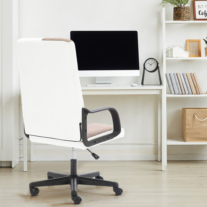 Office Chair, High Back Ergonomic Computer Chair for Big and Tall People, Adjustable Home Office Study Chair with Armrests and Rolling Wheels