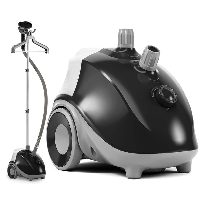 Beddle Steamer for Clothes with Stand,1500W Powerful Garment Steamer with Roll Wheels, 1.7 L Water Tank,Auto Shut-off