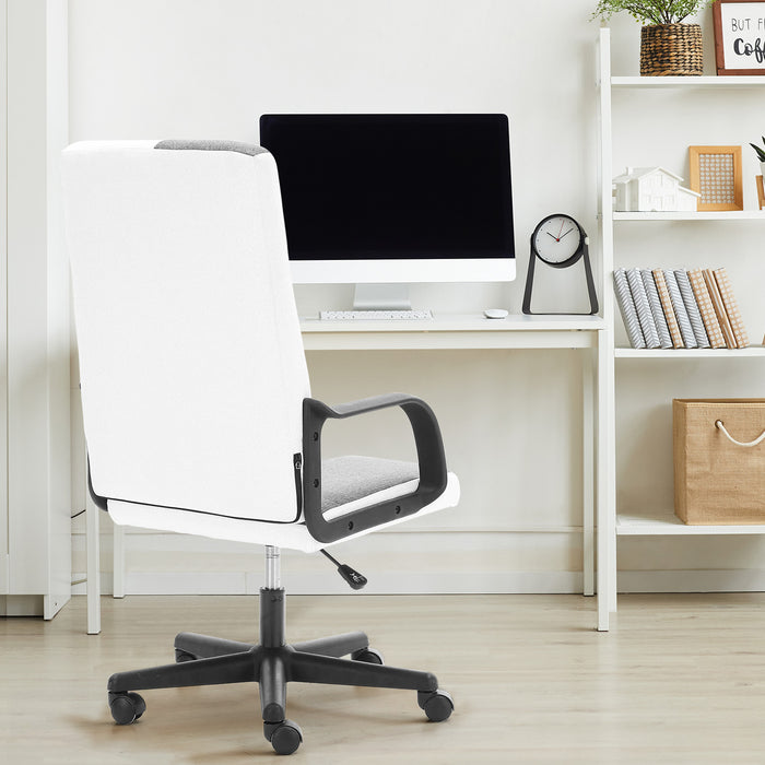 Office Chair, High Back Ergonomic Computer Chair for Big and Tall People, Adjustable Home Office Study Chair with Armrests and Rolling Wheels