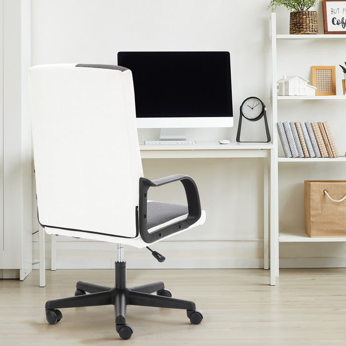 Office Chair, High Back Ergonomic Computer Chair for Big and Tall People, Adjustable Home Office Study Chair with Armrests and Rolling Wheels